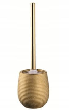 shumee Prostostoječa WC ščetka, zlata
