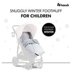 Hauck Pushchair Footmuff Winter Podloga za noge otroškega vozička, siv
