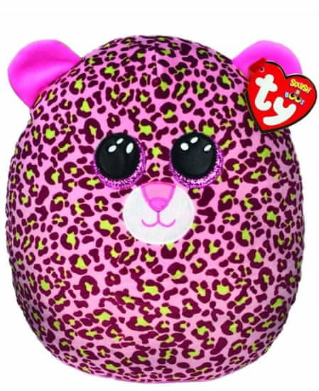 TY Squish-a-Boos LAINEY - roza leopard 22 cm