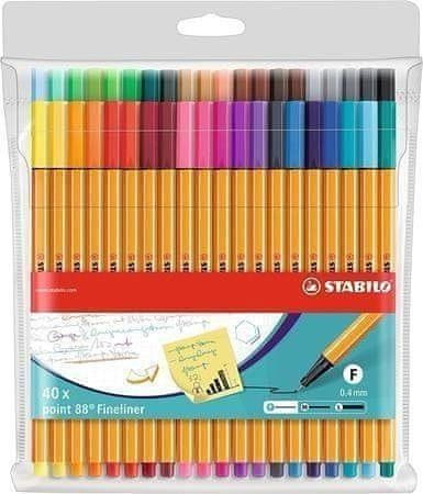 Stabilo Marker point liner 88 komplet 40 kosov v kovčku
