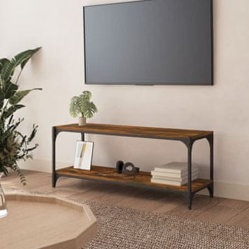 Vidaxl vidaXL TV stojalo dimljeno hrastovo 100x33x41 cm
