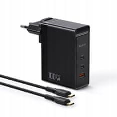 Mcdodo GAN Fast Mcdodo USB-C PD USB-A QC 100W univerzalni polnilec za prenosne računalnike CH-8105