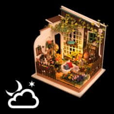 Robotime Miniaturna hiša Vrtna terasa