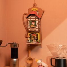 Robotime Miniaturna hiška za obešanje v lenobni kavarni