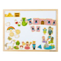 Bigjigs Toys Lesena magnetna tabla