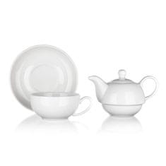 Banquet čajni set BELI 400 + 220 ml