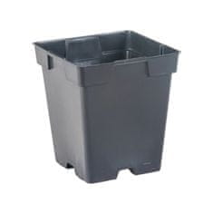 Cvetlični lonček - posoda, trda plastika 11x11x12 cm - 10 kosov