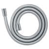 Cev za tuš L= 150 cm PVC silver (srebrna mat)