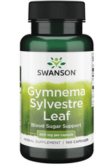 Swanson Gymnema Sylvestre Leaf, 400 mg, 100 kapsul