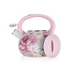 Banquet Žvižgajoči emajlirani čajnik MAGNOLIA 3 l