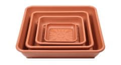 Plastkon Multipack 10pcs Quattro skleda pod loncem terakota 30 cm