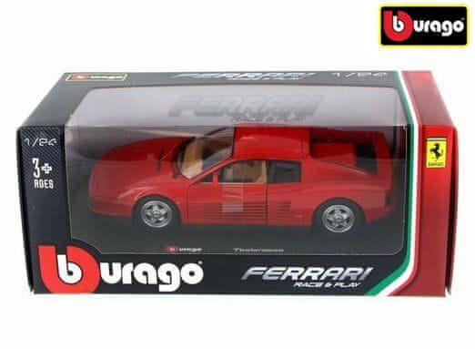 BBurago ASST 1:24 Ferrari avtomobili 12 kosov MIX