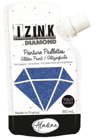 Aladine IZINK Diamantna barva - mornarsko modra, 80 ml