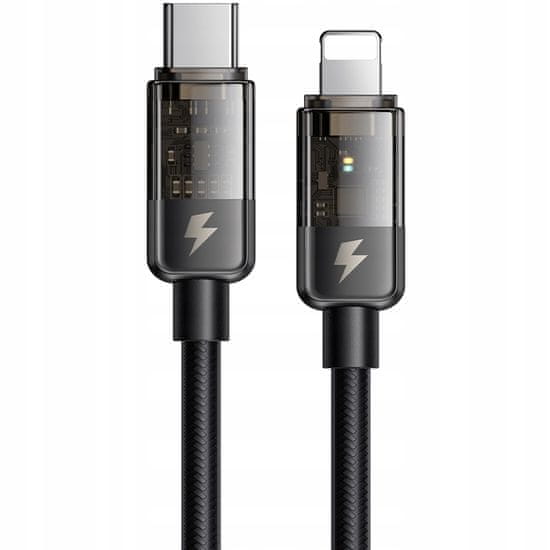 Mcdodo MCDODO USB-C LIGHTNING HITRO POLNJENJE KABEL 36W ZA IPHONE 13 14 2M LED