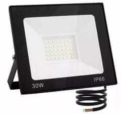 hurtnet LED 30W reflektor črn flat 6500K IP66