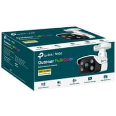 TP-Link VIGI C340 4mm zunanja nadzorna kamera, dnevna/nočna, 4MP, LAN, QHD, bela
