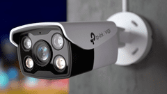 TP-Link VIGI C340 4mm zunanja nadzorna kamera, dnevna/nočna, 4MP, LAN, QHD, bela