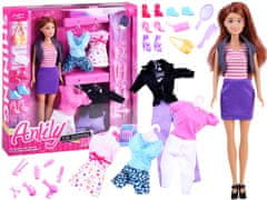 Anlily Punčka Anlily z oblačili in dodatki ZA2457
