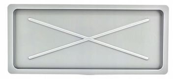 shumee Stojalo za odcejalnik posode 55x24 cm srebrno