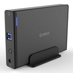 Orico Ohišje za trdi disk Orico 3,5'', USB 3.0, SATA (črno)