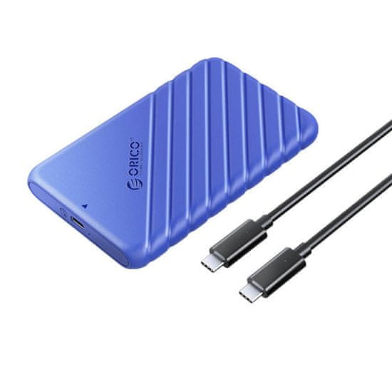 Orico Orico 2,5" ohišje za trdi disk / SSD, 6 Gb/s, USB-C 3.1 Gen1 (modro)