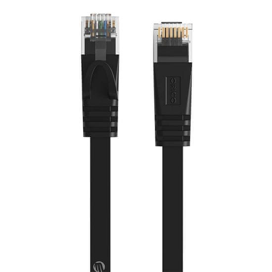 Orico Orico RJ45 Cat.6 Flat Ethernet omrežni kabel 20 m (črn)