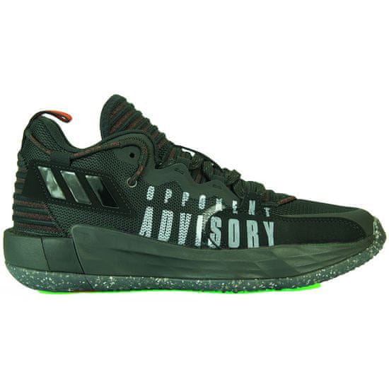 Adidas Čevlji košarkaška obutev zelena Dame 7 Extply