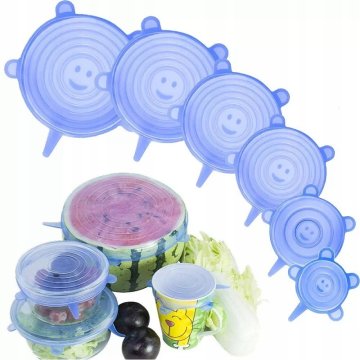 shumee Set 6 univerzalnih pokrovov za posodo
