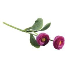 Rayher.	 Marjetica, roza, 23cm, dva cvetova