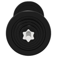 Vidaxl Palica z utežmi 90 kg lito železo
