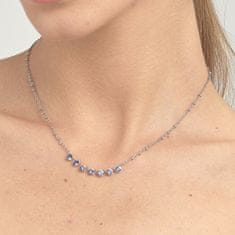 Brosway Čudovita vijolična kristalna ogrlica Symhonia BYM135