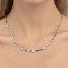 Brosway Dostojna jeklena ogrlica s čistimi kristali Affinity BFF158