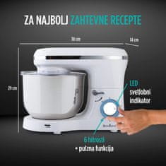 Rosmarino Infinity PRO kuhinjski robot, bel