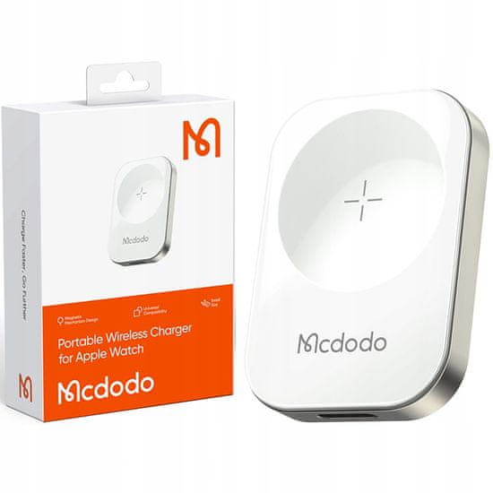 Mcdodo Indukcijski polnilec Mcdodo, za Apple Watch 5 6 7 8, bel, CH-2060