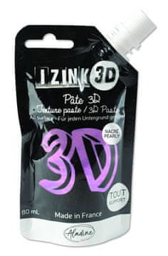 Aladine Pasta za odtiskovanje 3D IZINK - ametist, biserno vijolična, 80 ml