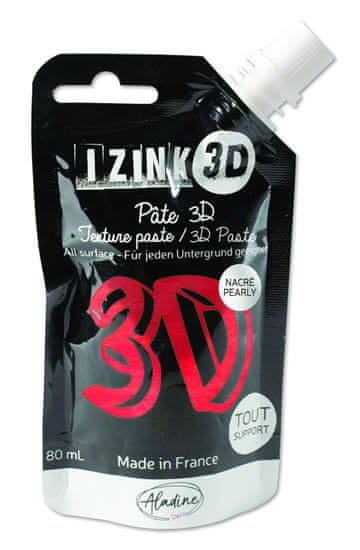 Aladine Pasta za odtiskovanje 3D IZINK - tulipan, biserno rdeča, 80 ml