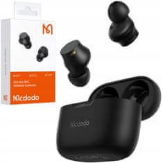 Mcdodo Telefonske slušalke, AirLinks,brezžične, športne, aktivno odpravljanje hrupa, ANC, črne Mcdodo HP-8021
