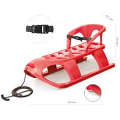 Prosperplast Sani Bezzy Seat Rdeče