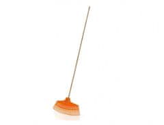 eoshop Rake 25 prsti ravna plastika lesena ročaj 46cm 165cm