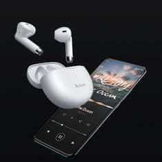 Mcdodo MCDODO BREZŽIČNE SLUŠALKE BLUETOOTH V UŠESIH 5 Z MIKROFONOM V BELEM OHIŠJU