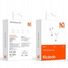 Mcdodo MCDODO BREZŽIČNE SLUŠALKE BLUETOOTH V UŠESIH 5 Z MIKROFONOM ROZA