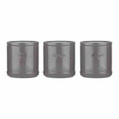 shumee PK - Set 3 keramičnih posod, siva, Acce