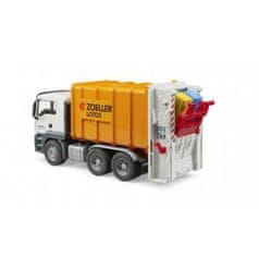 Bruder Truck MAN TGS tovornjak za smeti oranžne barve