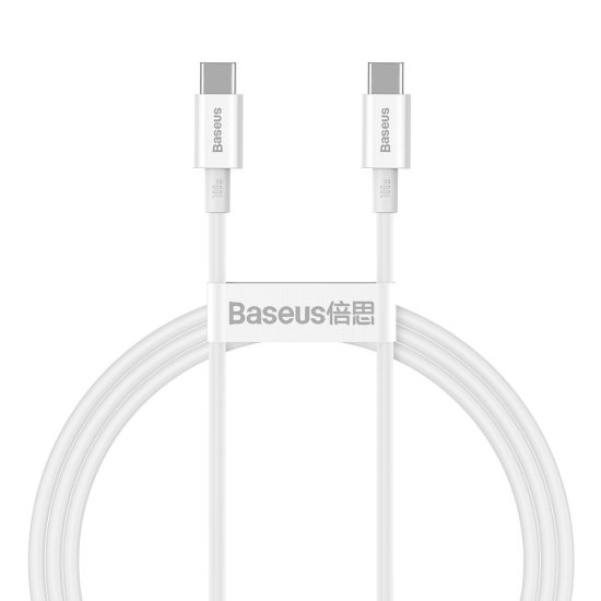 BASEUS Kabel USB-C na USB-C Superior Series, 100 W, 1 m (bel)