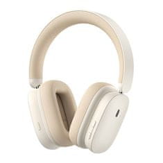 BASEUS Slušalke Bluetooth 5.2 Bowie H1, ANC (bele)
