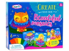 JOKOMISIADA Kreativna nalepka penasta mozaika SOVA ZA2127