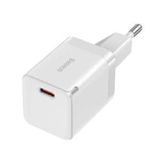 BASEUS GaN3 USB-C 30W omrežni polnilnik (bela)