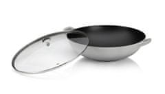 Kela Litoželezni vok s pokrovom CALIDO 36 cm siv KL-12610