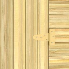 Greatstore Vrtna skladiščna lopa 100x200x220 cm impregnirana borovina