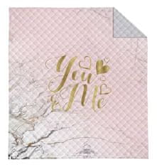 Detexpol Prevleka za posteljo Mramor You and Me Poliester, 220/240 cm